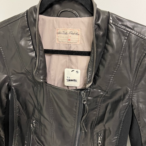 Free People | Vegan Leather Jacket - Picture 5 of 8